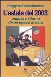 L'estate del 2003 libro