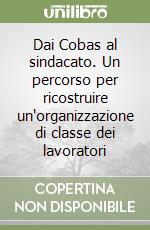 Dai Cobas al sindacato. Un percorso per ricostruire un'organizzazione di classe dei lavoratori libro