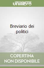 Breviario dei politici libro