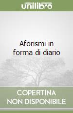 Aforismi in forma di diario libro