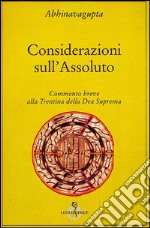 Considerazioni sull'assoluto libro