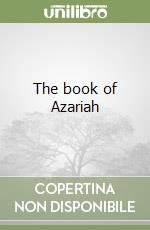The book of Azariah libro