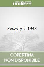 Zeszyty z 1943 libro