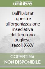 Dall'habitat rupestre all'organizzazione insediativa del territorio pugliese secoli X-XV libro