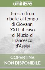 Eresia di un ribelle al tempo di Giovanni XXII: il caso di Muzio di Francesco d'Assisi libro