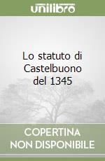 Lo statuto di Castelbuono del 1345 libro
