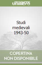 Studi medievali 1943-50 libro