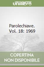 Parolechiave. Vol. 18: 1969 libro