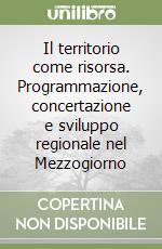 Il territorio come risorsa. Programmazione, concertazione e sviluppo regionale nel Mezzogiorno libro