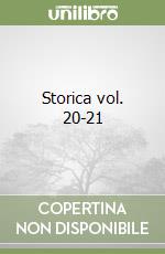 Storica vol. 20-21 libro