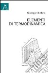 Elementi di termodinamica libro