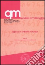 Topics in infinite groups libro