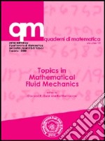 Topics in mathematical fluid mechanics