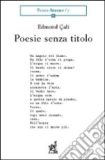 Poesie senza titolo libro