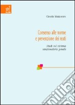 Consenso alle norme e prevenzione dei reati. Studi sul sistema sanzionatorio penale libro