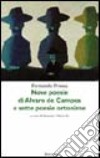 Nove poesie di Alvaro de Campos e sette poesie ortonime libro