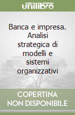 Banca e impresa. Analisi strategica di modelli e sistemi organizzativi