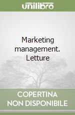 Marketing management. Letture libro