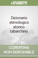 Dizionario etimologico storico tabarchino