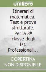 Itinerari di matematica. Test e prove strutturate. Per la 3ª classe degli Ist. Professionali per l'industria e l'artigianato libro