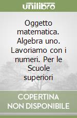 Oggetto matematica. Algebra uno. Lavoriamo con i numeri. Per le Scuole superiori libro