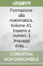 Formazione alla matematica. Volume A1. Insiemi e numeri. I linguaggi della matematica. Volume A1. Per gli Ist. professionali economici libro