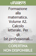 Formazione alla matematica. Volume A2. Calcolo letterale. Per gli Ist.professionali economici libro