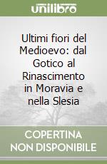 Ultimi fiori del Medioevo: dal Gotico al Rinascimento in Moravia e nella Slesia libro