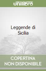 Leggende di Sicilia libro