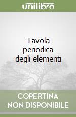 Tavola periodica degli elementi libro