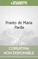 Pranto de Maria Parda libro