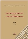 Ricerche storiche sulla Chiesa Ambrosiana. Vol. 31 libro di Cattaneo E. (cur.)