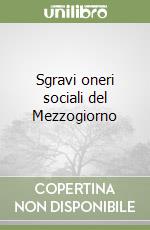 Sgravi oneri sociali del Mezzogiorno libro