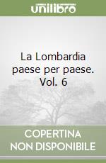 La Lombardia paese per paese. Vol. 6 libro