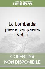 La Lombardia paese per paese. Vol. 7 libro