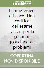 Esame visivo efficace. Una codifica dell'esame visivo per la gestione quotidiana dei problemi libro