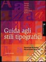 Guida agli stili tipografici libro