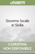 Governo locale in Sicilia libro