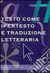 Testo come ipertesto e traduzione letteraria libro