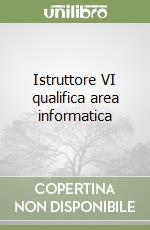 Istruttore VI qualifica area informatica libro