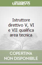 Istruttore direttivo V, VI e VII qualifica area tecnica libro