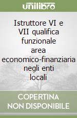 Istruttore VI e VII qualifica funzionale area economico-finanziaria negli enti locali libro