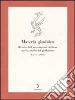 Materia giudaica. (2004) vol. 1-2