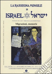 La rassegna mensile di Israel (2012) Settembre-dicembre 2012. Vol. 3 libro