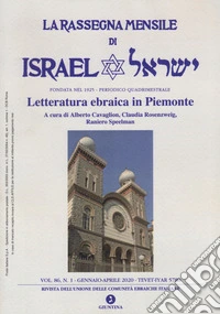 La rassegna mensile di Israel. Vol. 86/1 libro