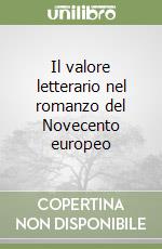 Il valore letterario nel romanzo del Novecento europeo libro