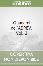 Quaderni dell'ADREV. Vol. 3