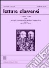 Letture classensi. Le tre corone. Modelli e antimodelli della «commedia». Vol. 37 libro