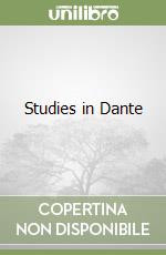 Studies in Dante