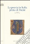 La poesia in italia prima di Dante libro